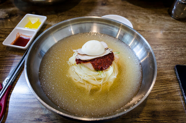 韓国の麺料理ミルミョン